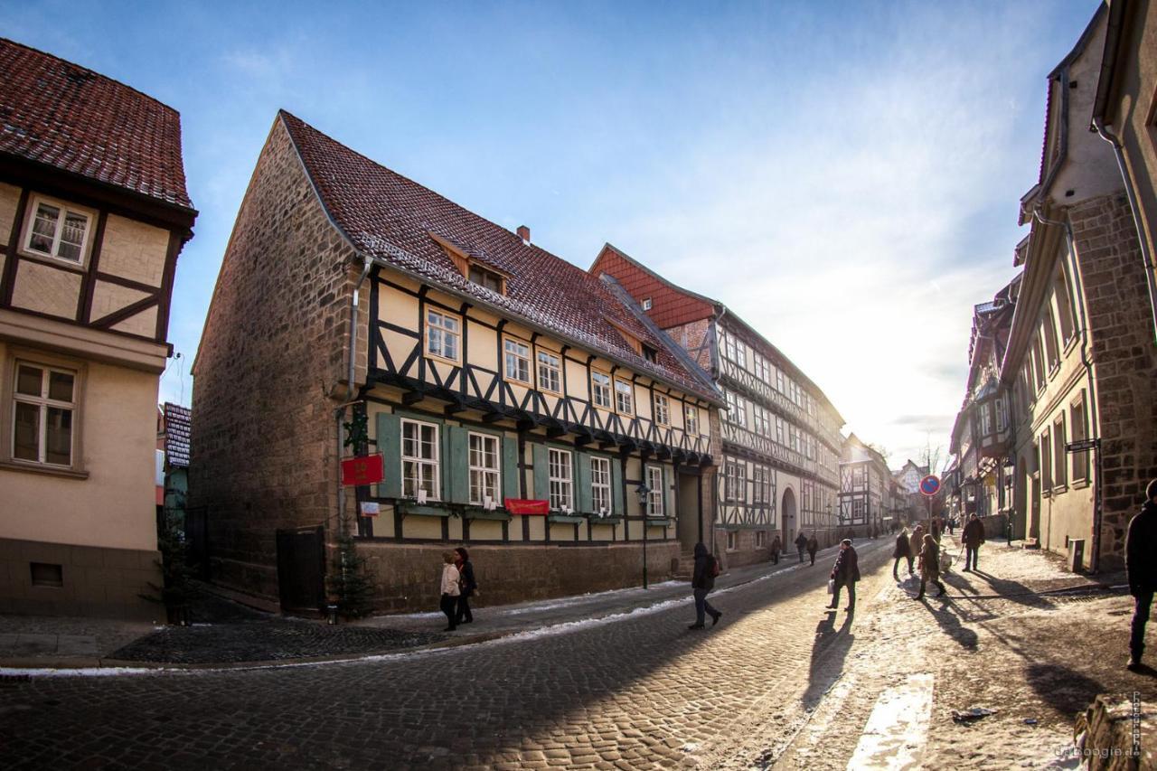 Himmlischer Hof - Juwel Von 1477, Terrasse, Kamin, P, Oeko, Denkmal Quedlinburg Exterior foto
